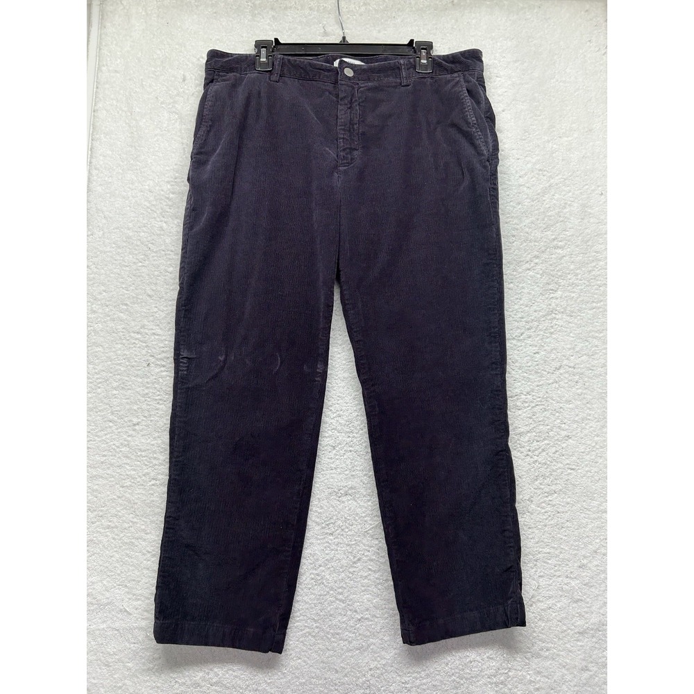 Spoke Mens Size 35X27 Gray Build B Corduroy Chino Pants (T8)